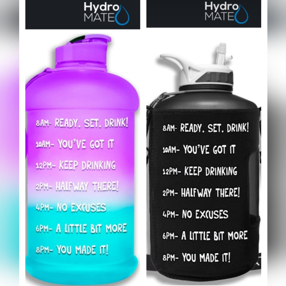 🎉 HOST PICK HydroMate Half Gallon Water Bottle w/ Black Sleeve